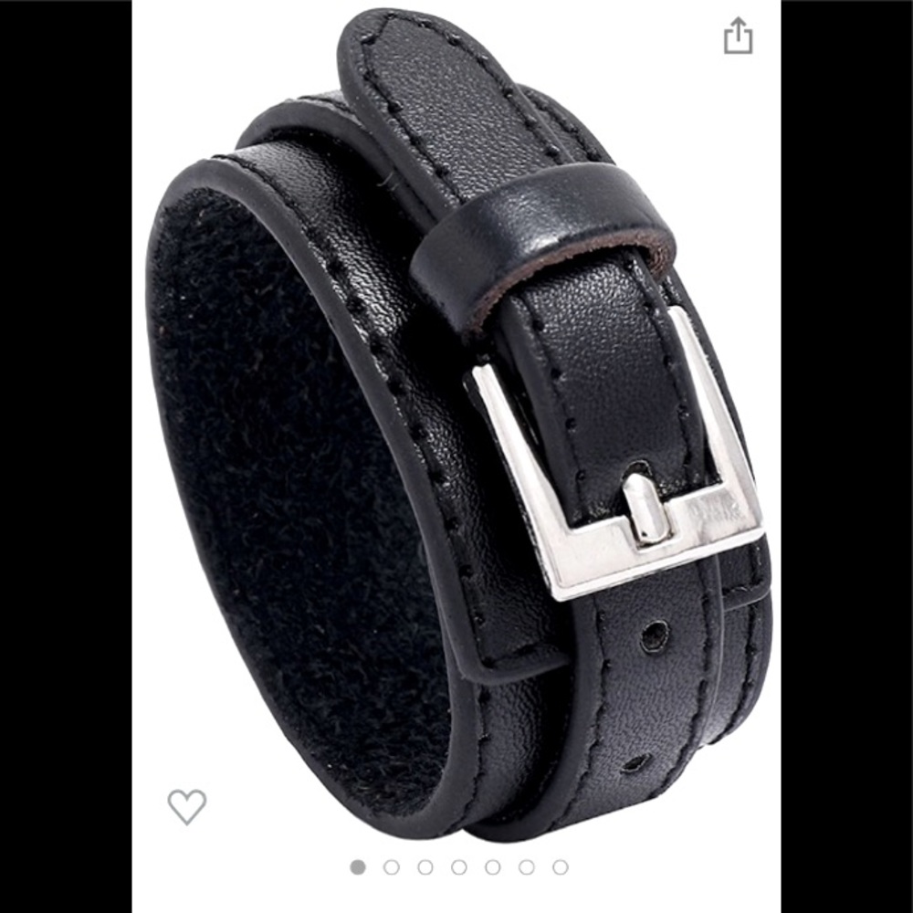 Faux Leather Wrap Bracelet